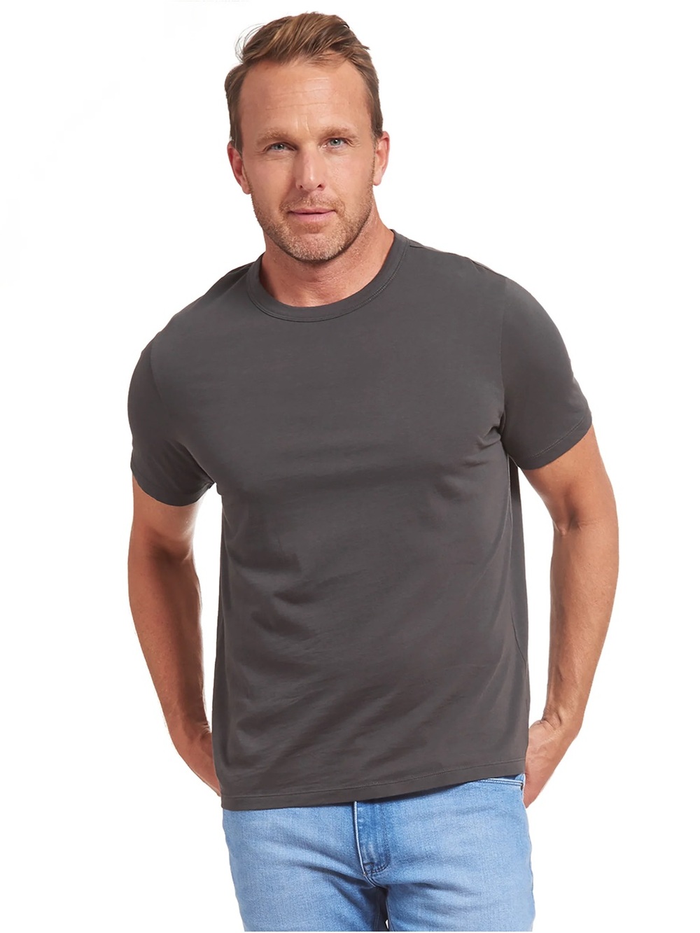 Mott & Bow Mens Classic Crew Driggs T Shirt Size XL Style# scrt_drig_blsl-xl